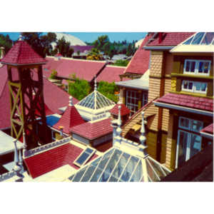 Rooftops at Winchester Mystery House