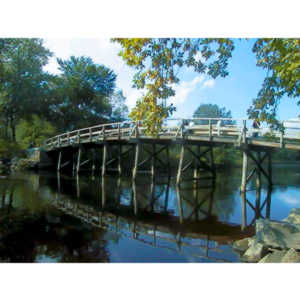 My first planned photo, The Old North Bridge.