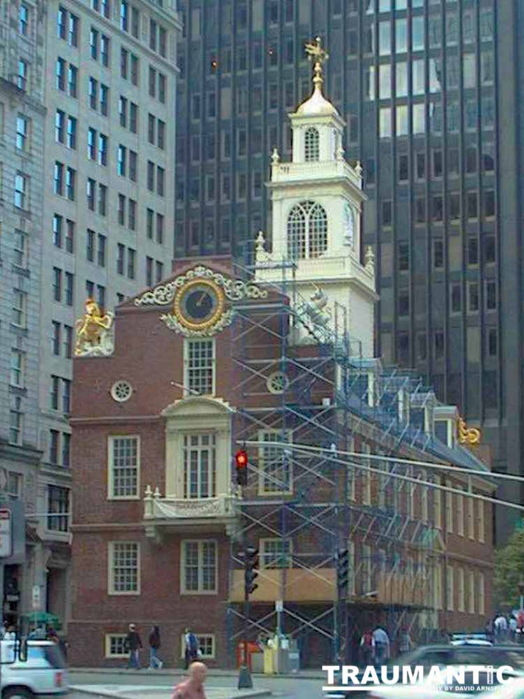 The Old State House and Boston Massacre site