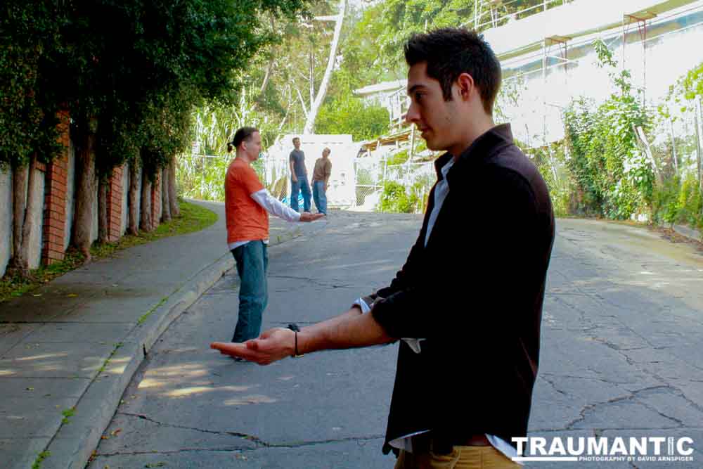 A portrait of the Blue James Band