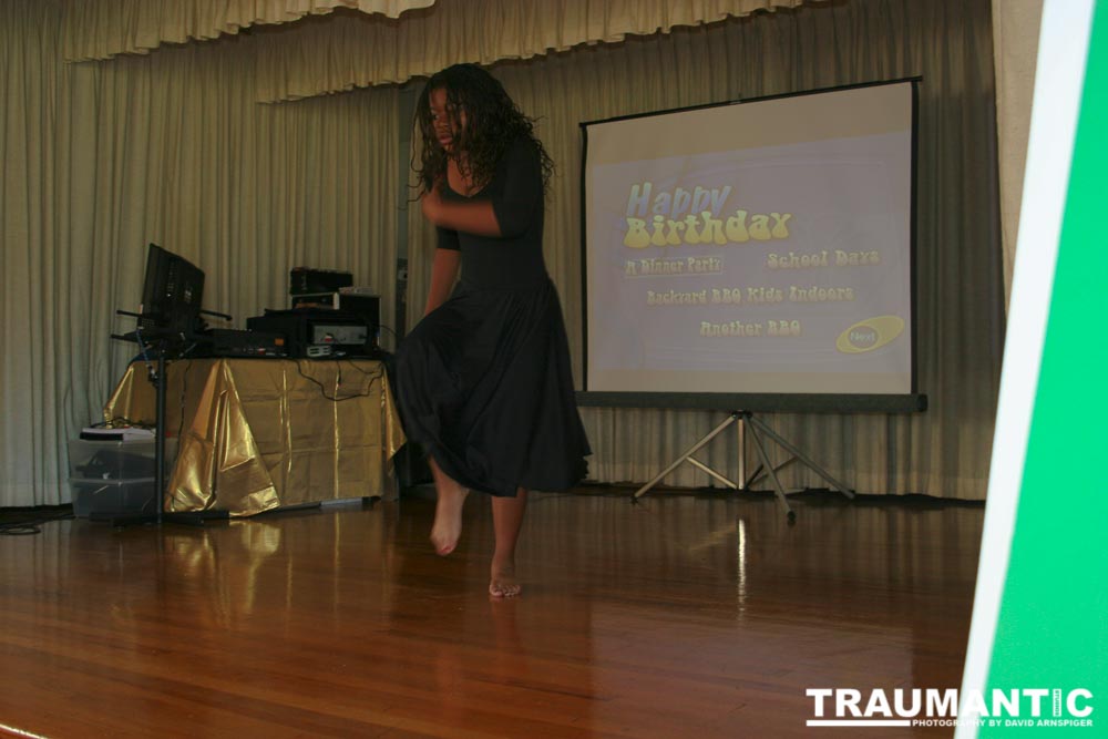 My friend Tanya's mom was having a milestone birthday.  She asked me to photograph the party.  I did video too and made a DVD for them.  Not bad for my first true event session.