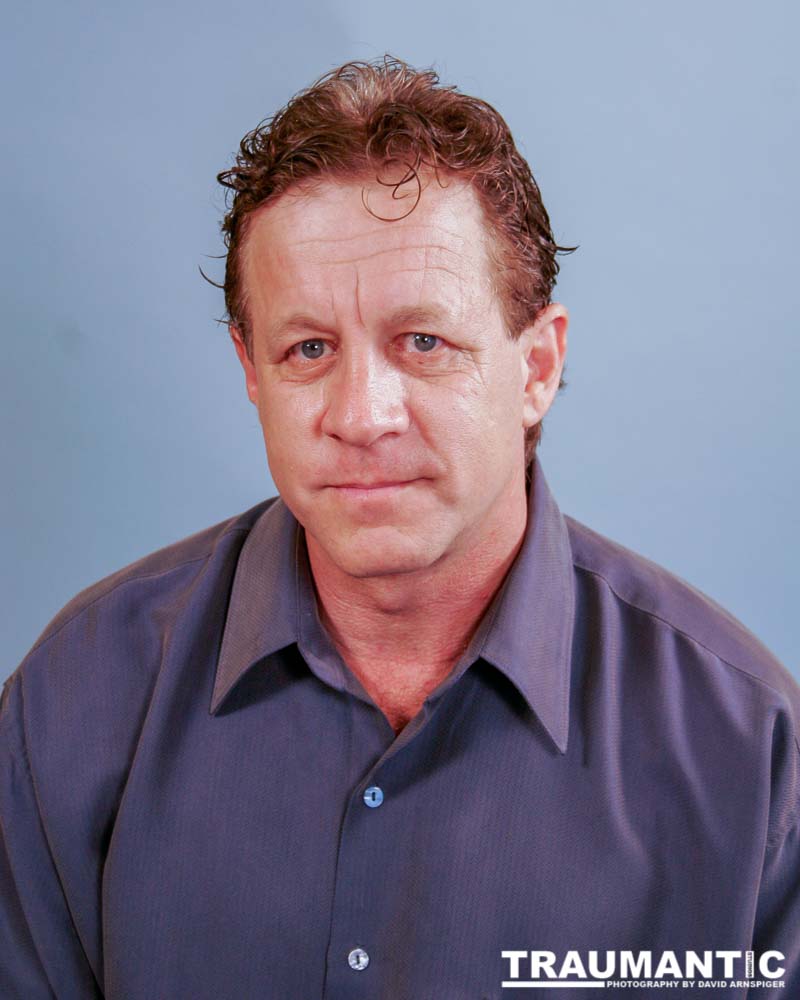 Dan and I met due to my involvement in TRON 2.0.  He graciously submitted to a series of head shots.  I tried, I really did.