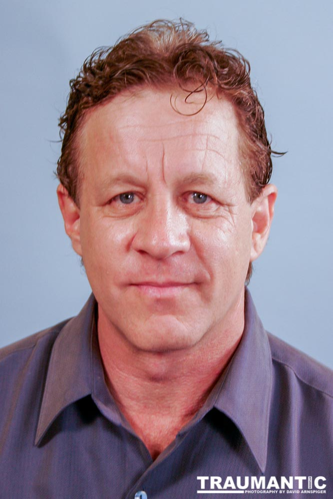 Dan and I met due to my involvement in TRON 2.0.  He graciously submitted to a series of head shots.  I tried, I really did.