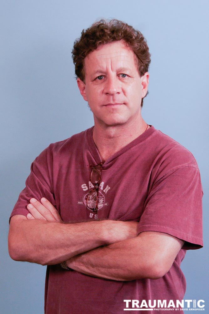 Dan and I met due to my involvement in TRON 2.0.  He graciously submitted to a series of head shots.  I tried, I really did.