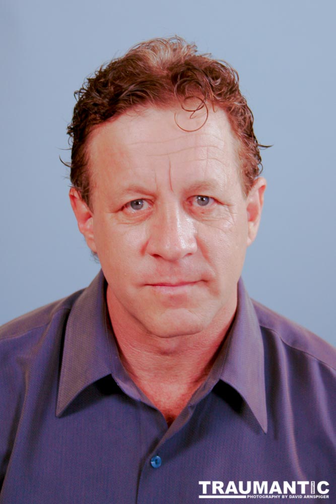 Dan and I met due to my involvement in TRON 2.0.  He graciously submitted to a series of head shots.  I tried, I really did.