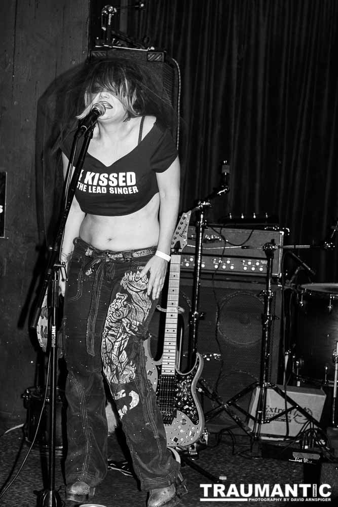 The Lizard Queens, Shay and Dana, from The Cat Club.  April 16th, 2008.