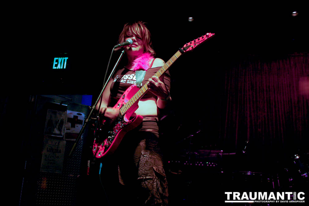 The Lizard Queens, Shay and Dana, from The Cat Club.  April 16th, 2008.