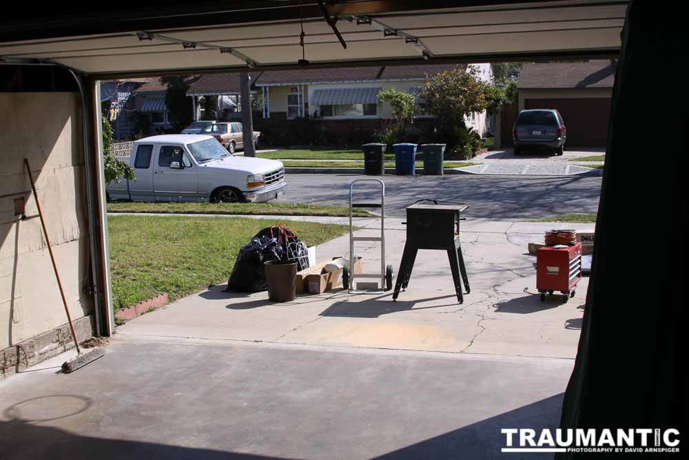 I finally had enough cash to rebuild the inside of my garage to a new studio space to work in.