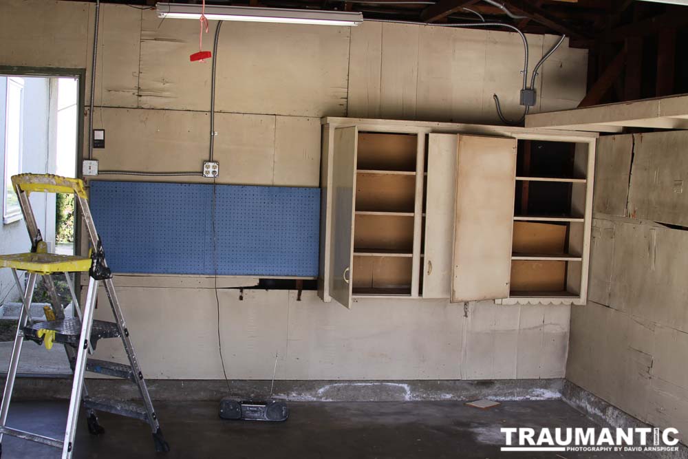 I finally had enough cash to rebuild the inside of my garage to a new studio space to work in.