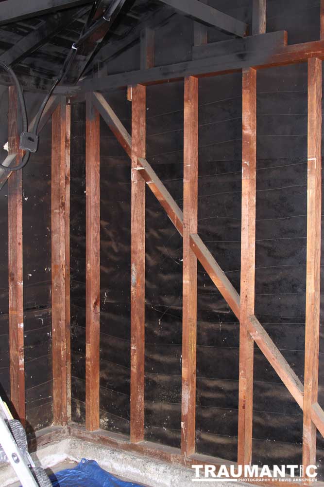 I finally had enough cash to rebuild the inside of my garage to a new studio space to work in.