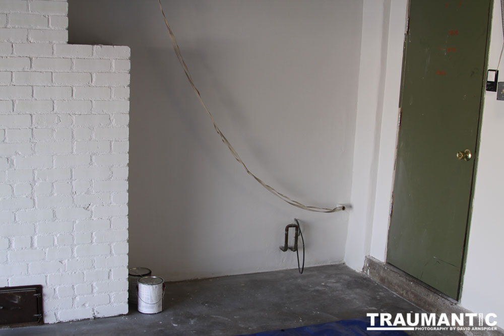 I finally had enough cash to rebuild the inside of my garage to a new studio space to work in.