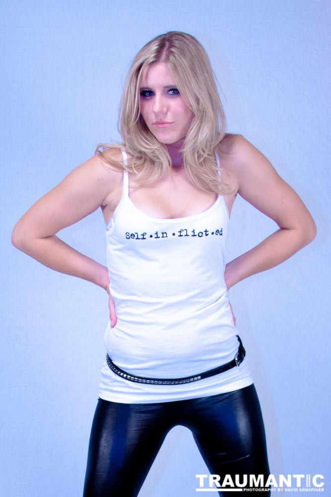 My buddy Darren Miller-Pfeufer wanted to do a fashion shoot for his Self Inflicted clothing line.  He found M and L to model for him and we had a fantastic shoot.