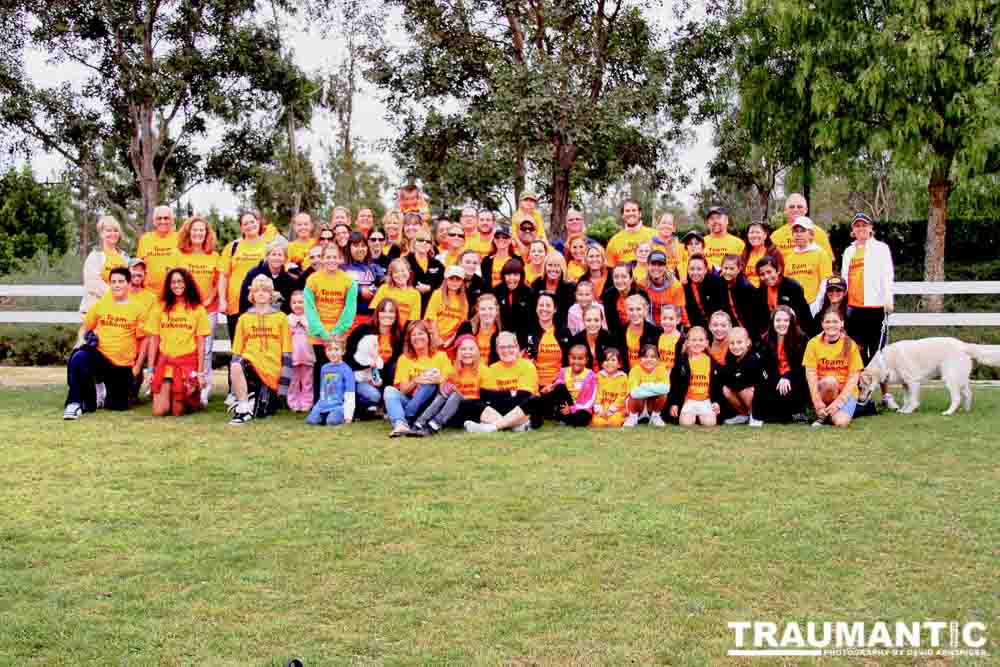 My first yeaer shooting the team photos for the Step Out walk in Valencia, CA.