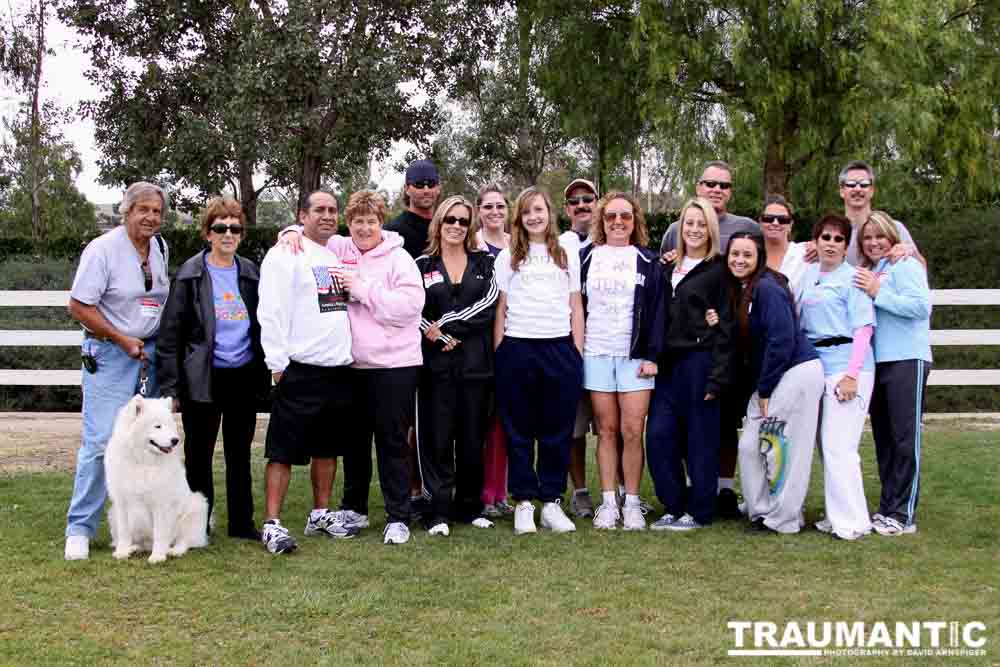 My first yeaer shooting the team photos for the Step Out walk in Valencia, CA.