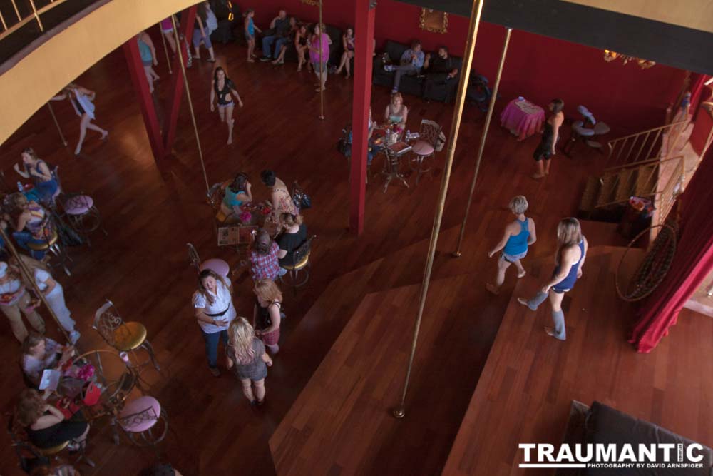 I was asked to shoot the grand opening of Emma Ridley's second location for her Goddess Fitness Dance clubs.  This location in particular was an amazing place.  Unfortunately, it's closed down now.  I did have fun shooting the event though.