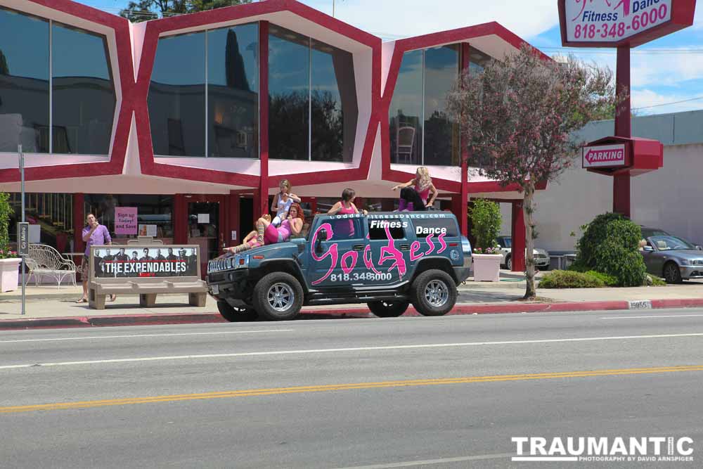 I shot an image of Emma Ridley and her crew in front of the new location in Woodland Hills.  It was the second ad for GFD and was  used extensively in local newspapers.