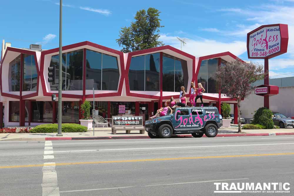 I shot an image of Emma Ridley and her crew in front of the new location in Woodland Hills.  It was the second ad for GFD and was  used extensively in local newspapers.
