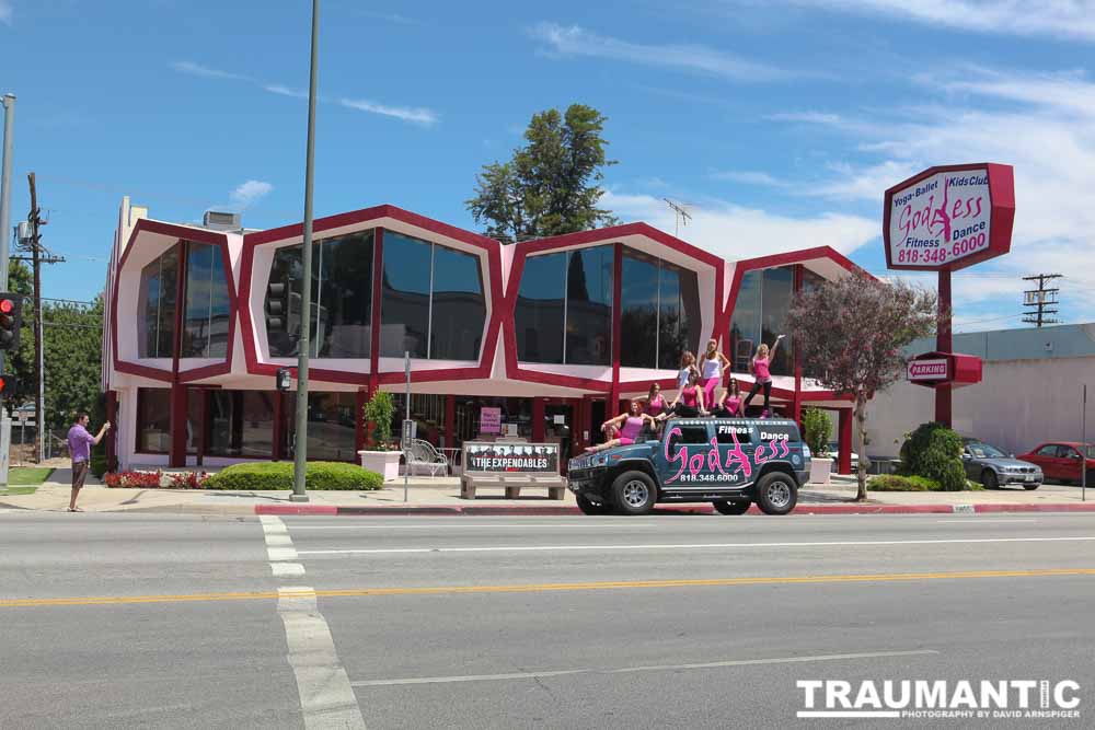 I shot an image of Emma Ridley and her crew in front of the new location in Woodland Hills.  It was the second ad for GFD and was  used extensively in local newspapers.