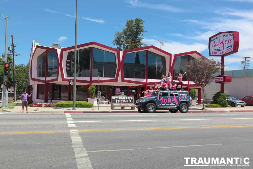 I shot an image of Emma Ridley and her crew in front of the new location in Woodland Hills.  It was the second ad for GFD and was  used extensively in local newspapers.