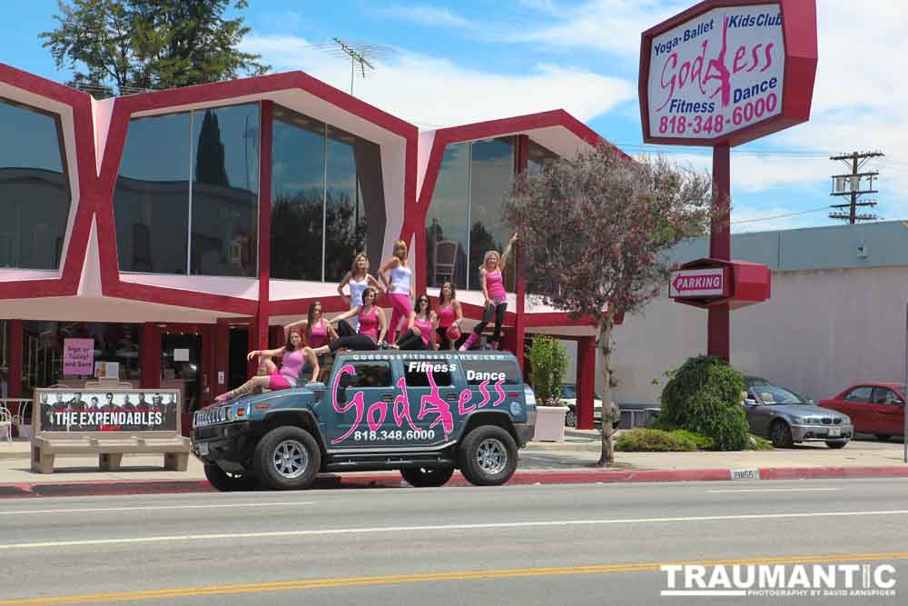 I shot an image of Emma Ridley and her crew in front of the new location in Woodland Hills.  It was the second ad for GFD and was  used extensively in local newspapers.