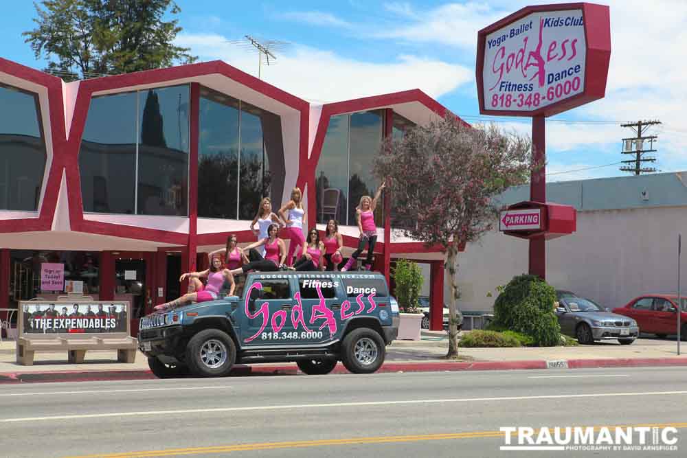 I shot an image of Emma Ridley and her crew in front of the new location in Woodland Hills.  It was the second ad for GFD and was  used extensively in local newspapers.