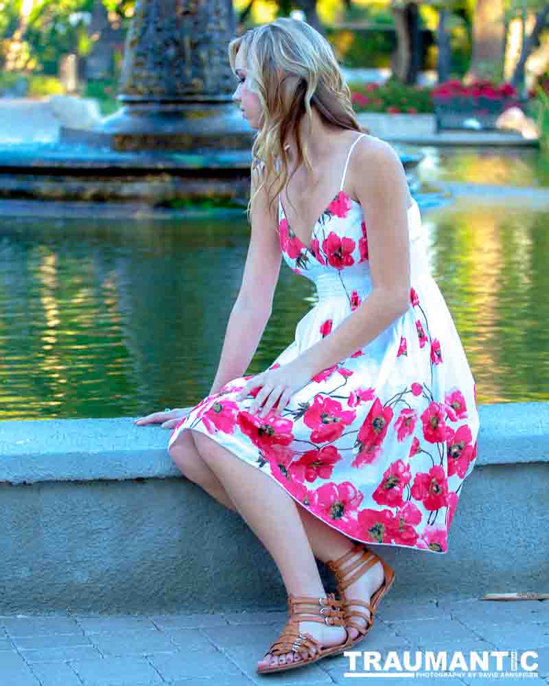 Morgan is an aspiring model and a college student.  She's gorgeous and fun to shoot.  We had planned to shoot at a mansion in Beverly Hills and discovered a wedding in progress there, so we shot in the park right across from the Beverly Hills Hotel instead.  This is one of my favorite shoots I have done.  Hoping to shoot with Morgan again someday if it is possible.