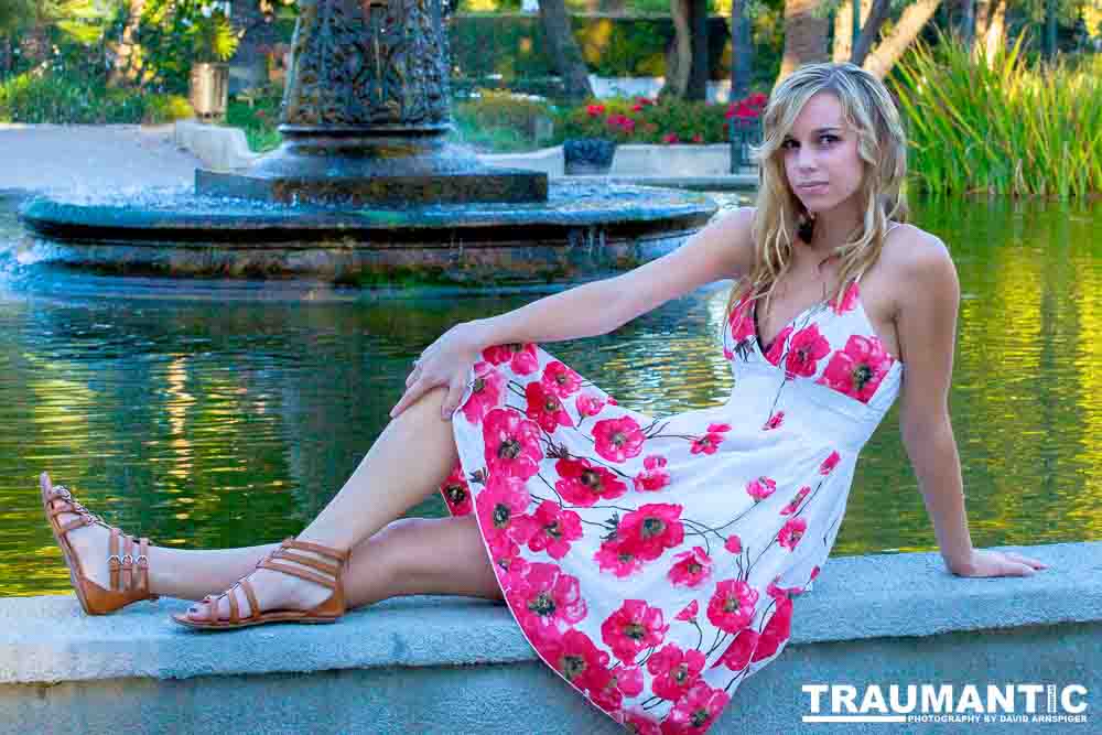 Morgan is an aspiring model and a college student.  She's gorgeous and fun to shoot.  We had planned to shoot at a mansion in Beverly Hills and discovered a wedding in progress there, so we shot in the park right across from the Beverly Hills Hotel instead.  This is one of my favorite shoots I have done.  Hoping to shoot with Morgan again someday if it is possible.