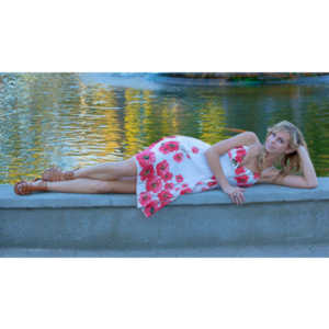 Morgan is an aspiring model and a college student.  She's gorgeous and fun to shoot.  We had planned to shoot at a mansion in Beverly Hills and discovered a wedding in progress there, so we shot in the park right across from the Beverly Hills Hotel instead.  This is one of my favorite shoots I have done.  Hoping to shoot with Morgan again someday if it is possible.