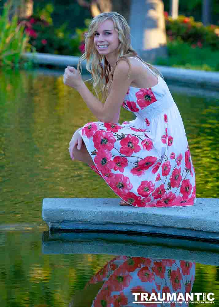 Morgan is an aspiring model and a college student.  She's gorgeous and fun to shoot.  We had planned to shoot at a mansion in Beverly Hills and discovered a wedding in progress there, so we shot in the park right across from the Beverly Hills Hotel instead.  This is one of my favorite shoots I have done.  Hoping to shoot with Morgan again someday if it is possible.