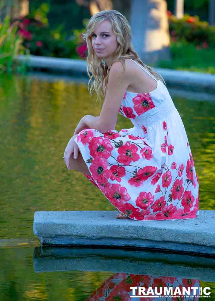 Morgan is an aspiring model and a college student.  She's gorgeous and fun to shoot.  We had planned to shoot at a mansion in Beverly Hills and discovered a wedding in progress there, so we shot in the park right across from the Beverly Hills Hotel instead.  This is one of my favorite shoots I have done.  Hoping to shoot with Morgan again someday if it is possible.