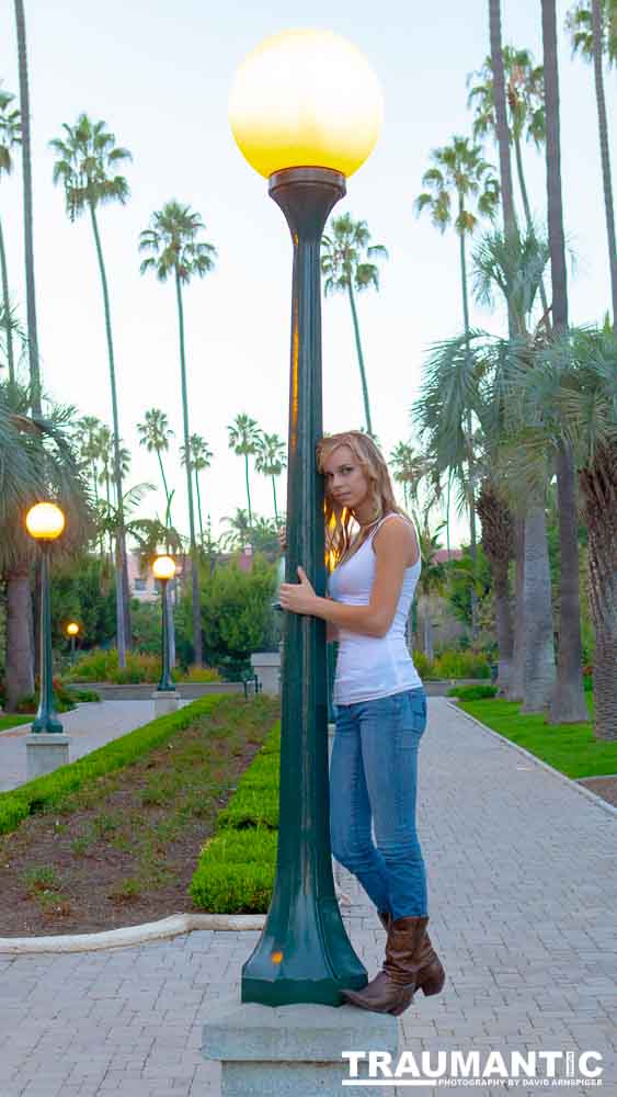 Morgan is an aspiring model and a college student.  She's gorgeous and fun to shoot.  We had planned to shoot at a mansion in Beverly Hills and discovered a wedding in progress there, so we shot in the park right across from the Beverly Hills Hotel instead.  This is one of my favorite shoots I have done.  Hoping to shoot with Morgan again someday if it is possible.
