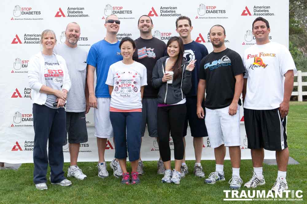 These are the team photos and some candid shots from the 2010 Step Out Walk.