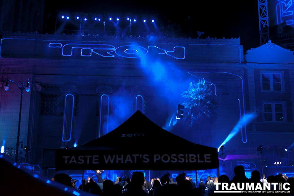 I went down to Hollywood on the evening of the premiere of TRON Legacy.  I wasn't able to get real close, but thanks to a long lens, I did pretty good getting some shots.