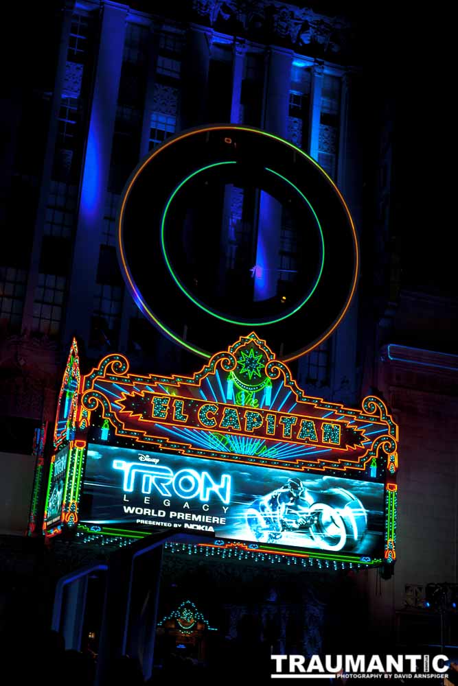 I went down to Hollywood on the evening of the premiere of TRON Legacy.  I wasn't able to get real close, but thanks to a long lens, I did pretty good getting some shots.