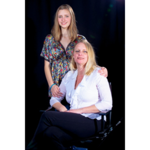 My sister and her daughter Winston.