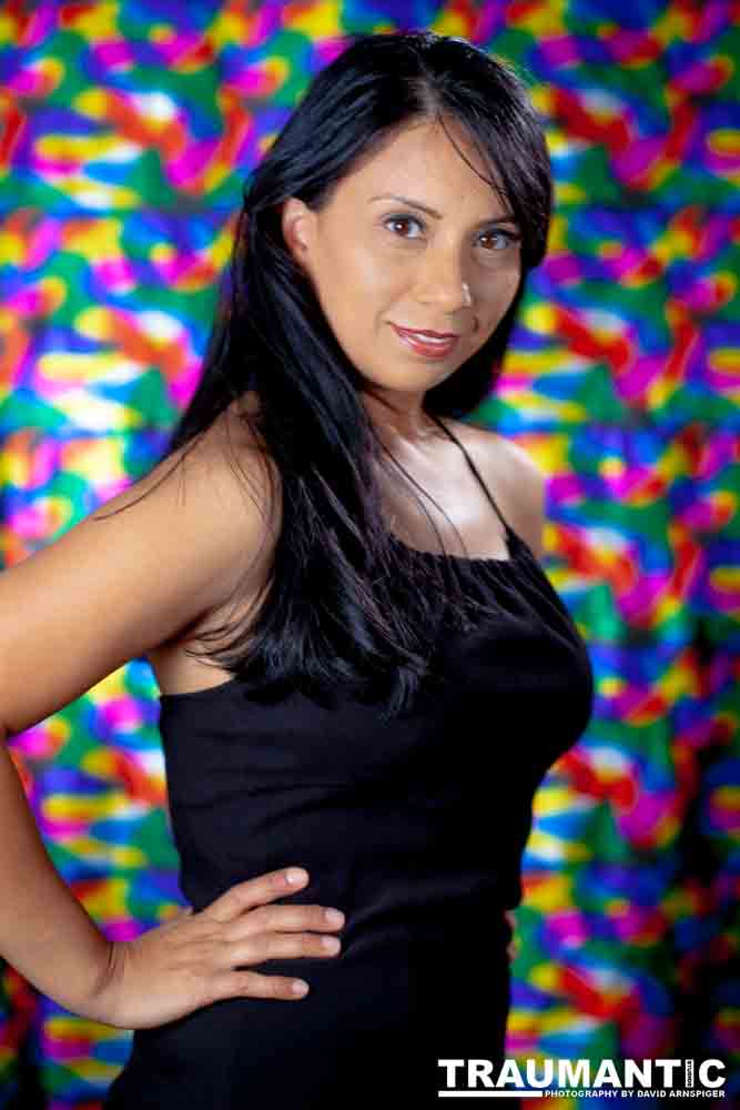 Monica took me up on a session so I could practice.