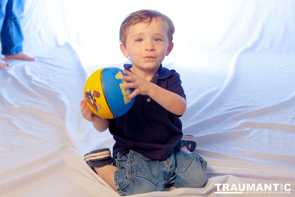 A spur of the moment family photo session.  I literally had 5 minutes notice to set up for it.