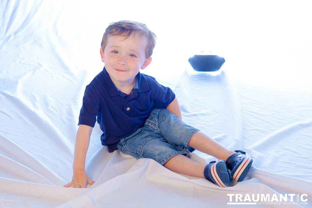 A spur of the moment family photo session.  I literally had 5 minutes notice to set up for it.