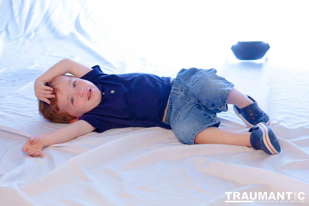 A spur of the moment family photo session.  I literally had 5 minutes notice to set up for it.