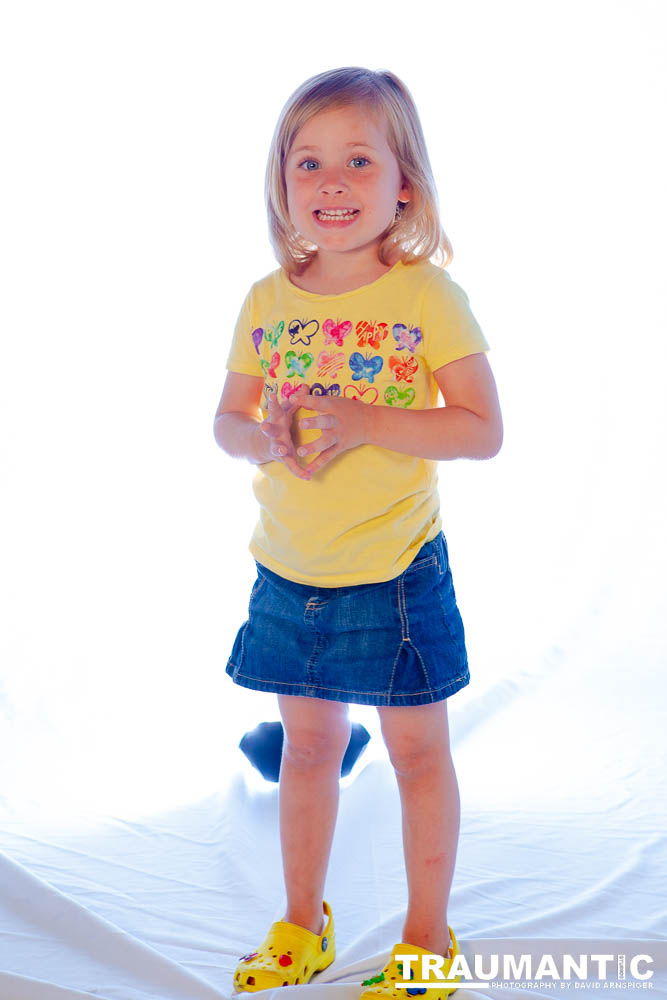 A spur of the moment family photo session.  I literally had 5 minutes notice to set up for it.