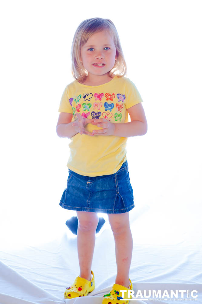 A spur of the moment family photo session.  I literally had 5 minutes notice to set up for it.