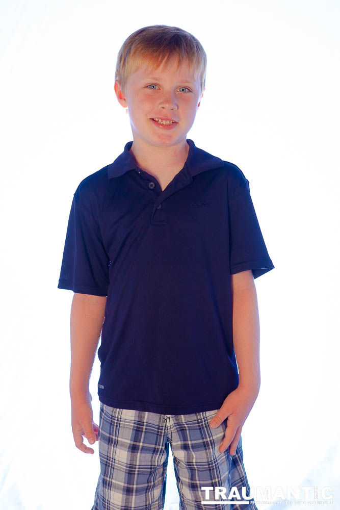 A spur of the moment family photo session.  I literally had 5 minutes notice to set up for it.