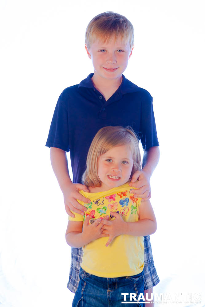 A spur of the moment family photo session.  I literally had 5 minutes notice to set up for it.