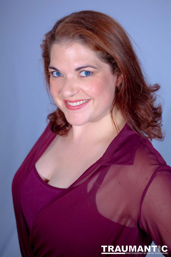 My second session with Lindsay.  These were intended to more headshot oriented.  One was actually used in a couple of handouts for plays she performed in.