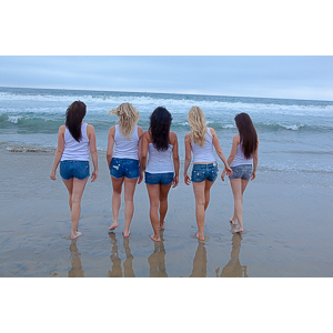 Erica hired me to come down to Manhattan Beach to photograph her and 4 friends on the beach.  We got some fun pictures.
