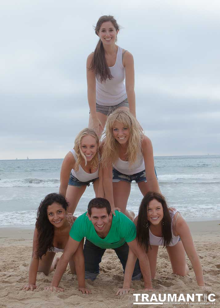 Erica hired me to come down to Manhattan Beach to photograph her and 4 friends on the beach.  We got some fun pictures.