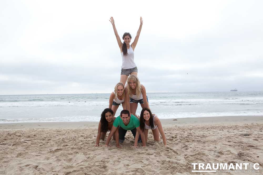 Erica hired me to come down to Manhattan Beach to photograph her and 4 friends on the beach.  We got some fun pictures.