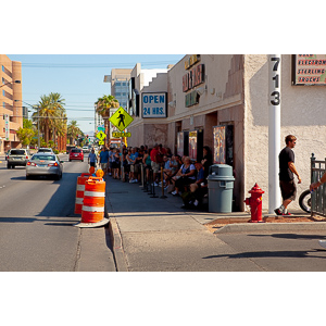 Before I rolled out of town I stopped off to check out the location for Pawn Stars.  The line out front discouraged me from staying.