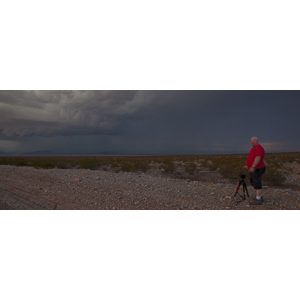 We had just left the Valley Of Fire in Southern Nevada and in the distance we saw a thunderstorm building.  It was time to try and capture some lightning.  I had read about how to do it and using those techniques, I got what I had been after for a long time, great shots of lightning bolts.