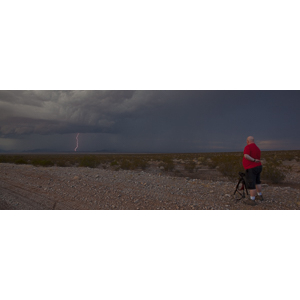 We had just left the Valley Of Fire in Southern Nevada and in the distance we saw a thunderstorm building.  It was time to try and capture some lightning.  I had read about how to do it and using those techniques, I got what I had been after for a long time, great shots of lightning bolts.
